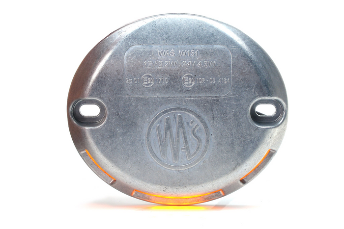 Feu de signalisation de hayon élévateur WAŚ 1126 W151 LED, orange