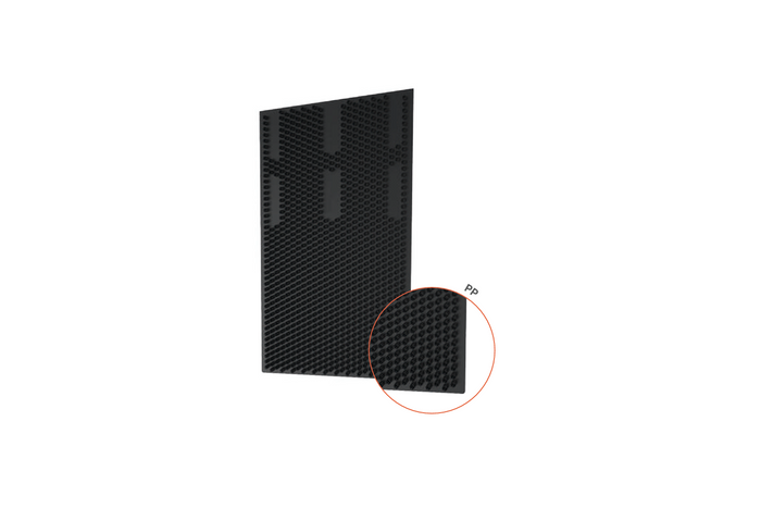 Protection garde-boue DOMAR DK5120 pour remorques et semi-remorques, 430×700 mm