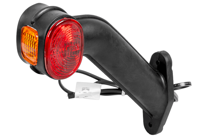 ASPÖCK SUPERPOINT II linker markeringslamp op een rubberen arm met zijkabel