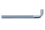 DROMET HP M6x70 schroefhaak met een L-vormige uiteinde (recht)