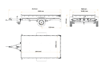 Enkelassige aanhanger op veren 264x150 UNITRAILER GARDEN 265/R KIPP met H-0 frame en grijze afdekking