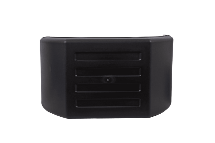 Dubbel spatbord voor aanhanger 15-16" DOMAR DK3120 platte wielkast 1000/510mm met witte velg