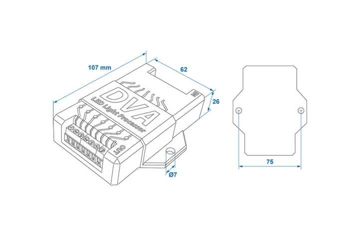Module de contrôle d'éclairage LED pour remorque CANBUS 12 V ProPlus 343128S