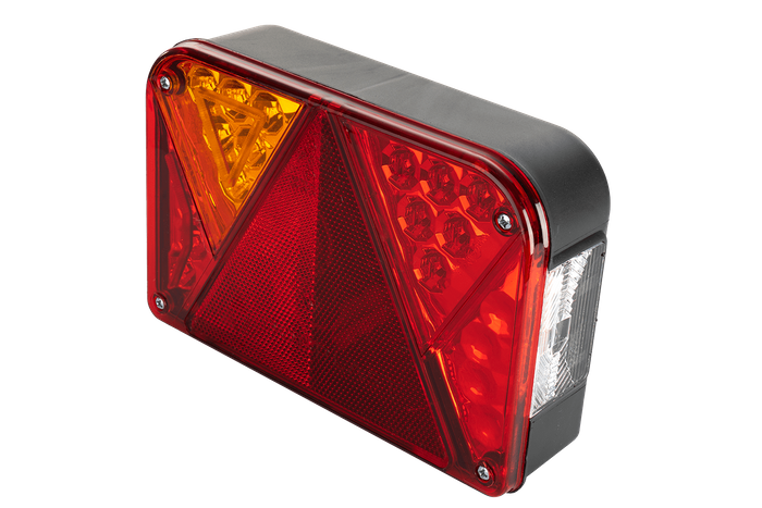 Feux arrière LED DOBPLAST DPT35 + faisceau MANTES 4 m, 7 broches
