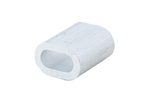 Manchon à sertir aluminium pour câble DROMET ZLA.4, de 4 mm