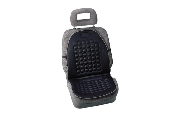 Dossier de siège auto massant LAMPA, noir, effet massage