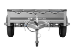 Autoaanhanger 200x125 UNITRAILER GARDEN 201 KIPP met H-0 frame en grijze afdekking