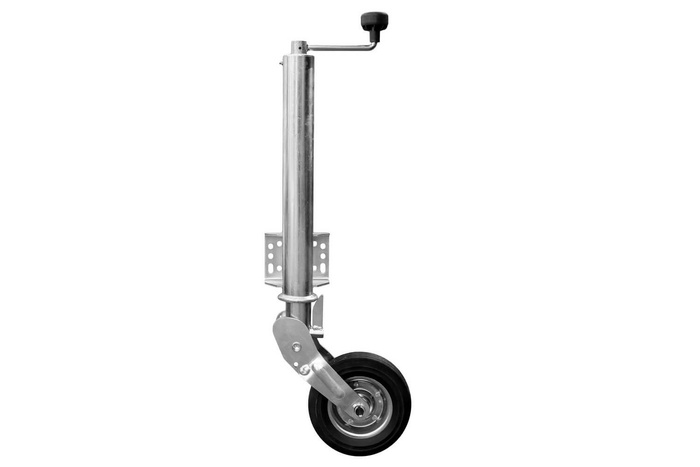 Roue jockey automatique UNITRAILER avec poignée 250 kg, 60 mm, 785-955 mm