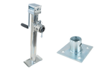 Support extensible avec adaptateur UNITRAILER TJ5002+TJ5002A pour remorque plateau 1300 kg, 560-940 mm