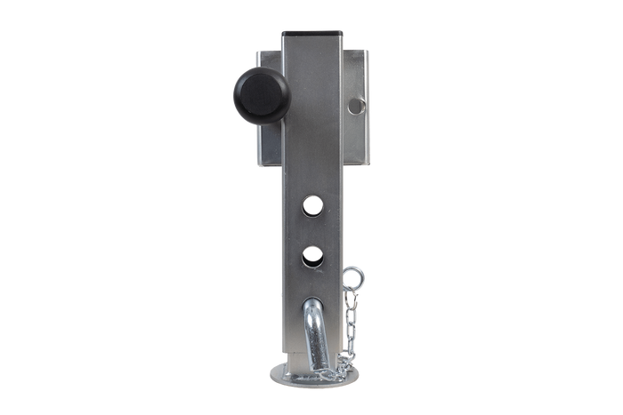 Support de manivelle extensible UNITRAILER JL1 pour remorque plateau 1500 kg 346-576 mm