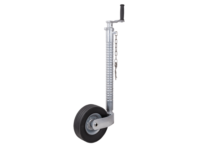 Roue jockey KNOTT TK48, tube ondulé, 300 kg, 48 mm, 700-940 mm