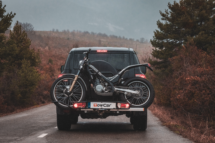 Towcar Balance - porte-moto/vélo sur attelage