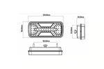 KAMAR X-SPIDER L2430+L2431 achterlichten met bajonetaansluiting 5-pins, 7 functies links en rechts