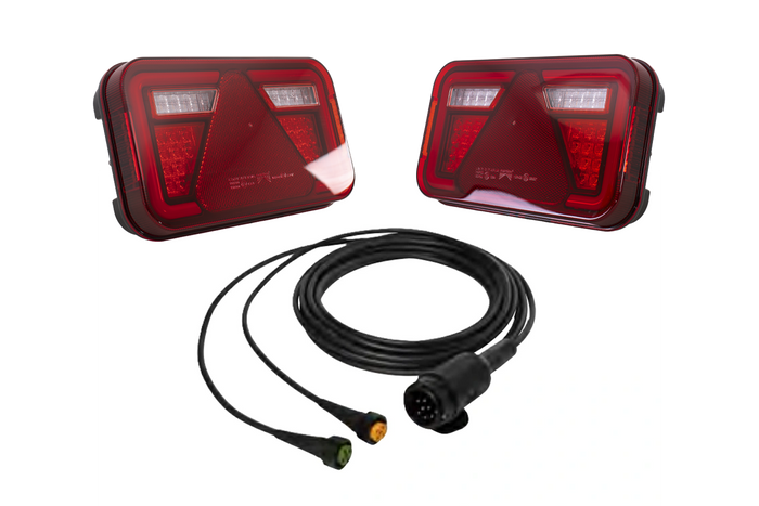 Feux arrière à LED ASPÖCK MULTILED IV + faisceau ASPÖCK 5 m 13 broches