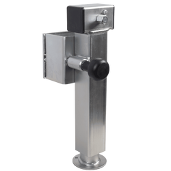 Support de manivelle extensible UNITRAILER JL2 pour remorque plateau 1300 kg 410-645 mm
