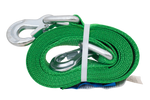 Corde; sangle de remorquage avec crochets Sangle de remorquage HILLS 5 m/60 mm/6 t verte