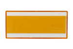 Catadioptre autocollant orange pour remorques 90 x 40 mm