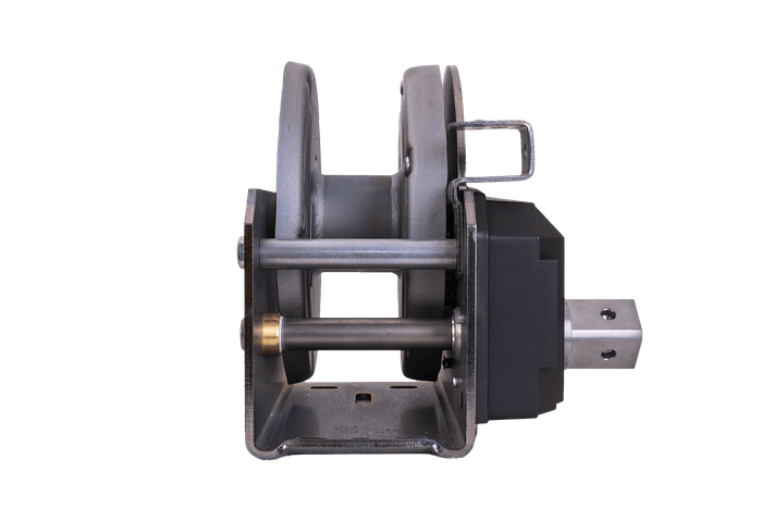 Treuil manuel pour remorque dépanneuse AL-KO 1150 kg avec frein et déroulement automatique