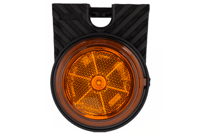 Feu de gabarit universel FRISTOM FT-059 LED orange avec support d'angle