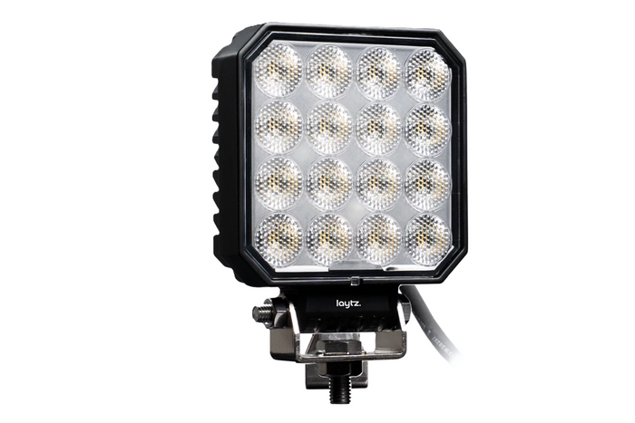 Réflecteur carré pour lampe de travail LED LAYTZ LY7107, 64 LED, 6400 lm
