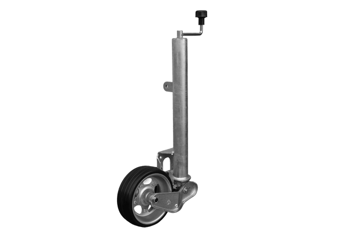 Roue jockey automatique UNITRAILER avec poignée, 500 kg, 60 mm, 660-904 mm