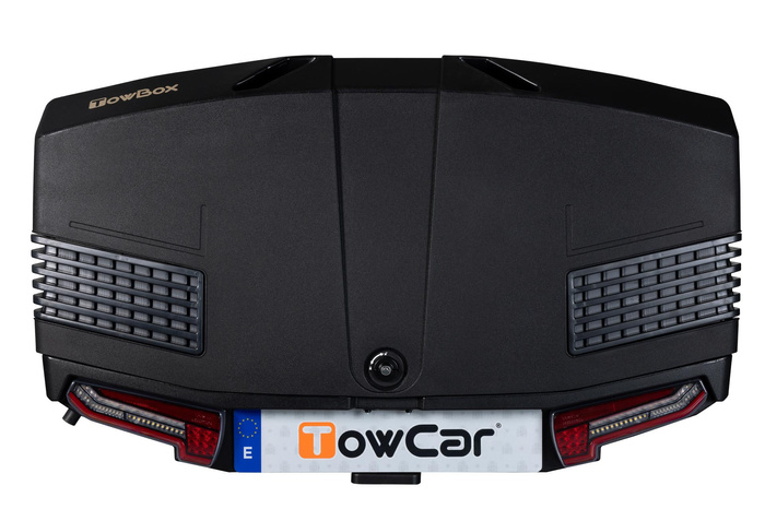 Towbox V3 zwarte LED-editie - bagagebox voor montage op de trekhaak