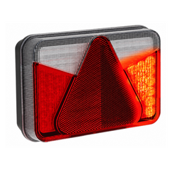 Feu arrière ASPÖCK MULTILED V à baïonnette 8 broches, 5 fonctions, côté droit