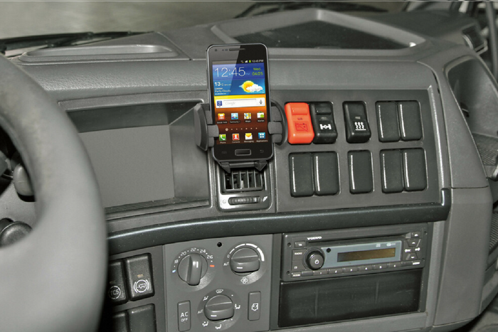Support de téléphone LAMPA Multi-holder 2 en 1, fixation par ventouse ou grille d'aération 