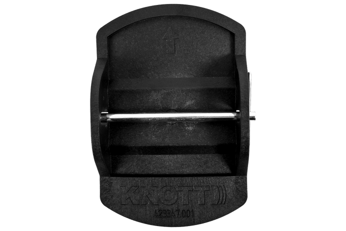 Ensemble de quatre patins, supports stabilisateurs de remorque KNOTT 18x14x4,5cm