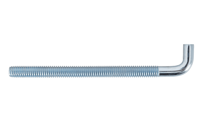 DROMET HP M6x90 schroefhaak met een L-vormige uiteinde (recht)