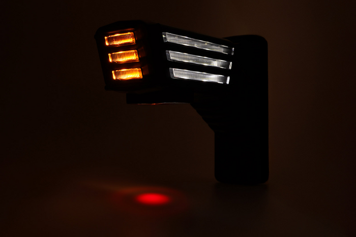 Feu de gabarit, position droit à LED WAŚ 2550P W297.3.1 SPOT sur bras court