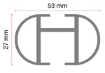 Aluminium stangen voor de G3 Pacific 64.150 dakdrager