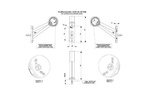 HORPOL LD 726/P LED rechter markeringslamp op een rubberen arm